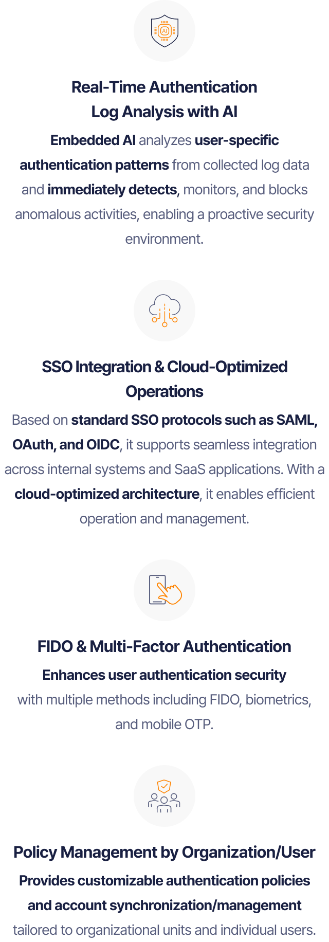 Key features of the OmniOne Access platform