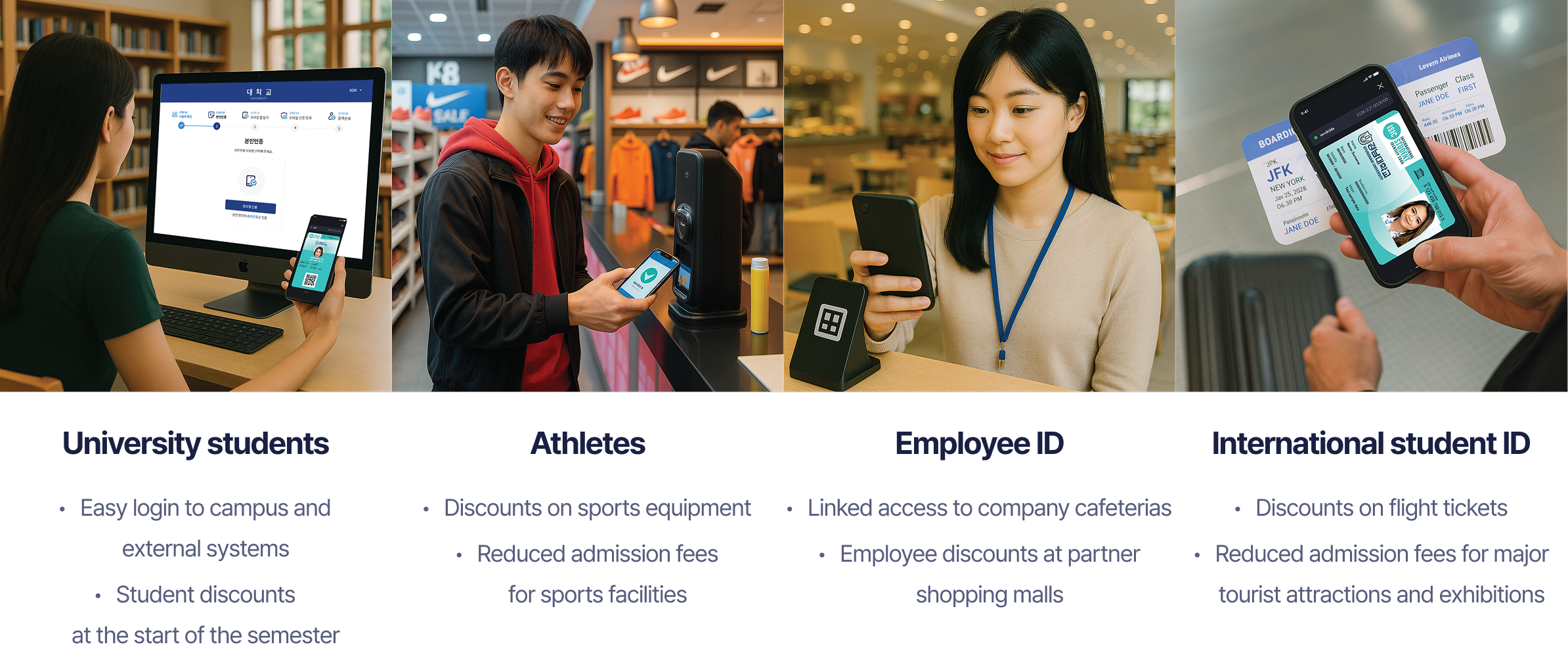 Key use cases of the OmniOne Digital ID platform