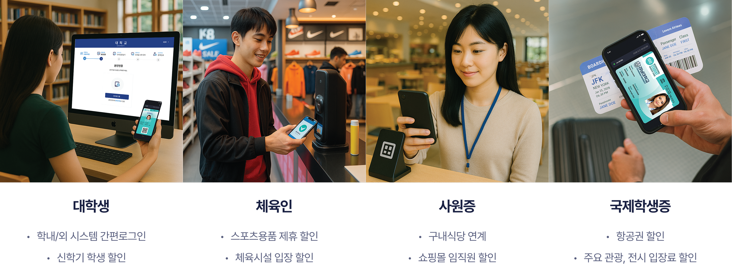 OmniOne Digital ID 플랫폼 혜택 예시